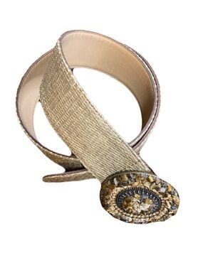 Coldwater Creek Belt With Embellished Buckle NWOT
